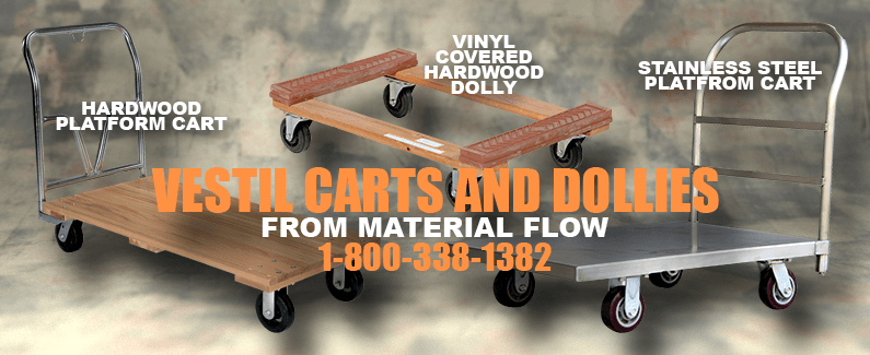 Vestil carts and dollies from Material Flow